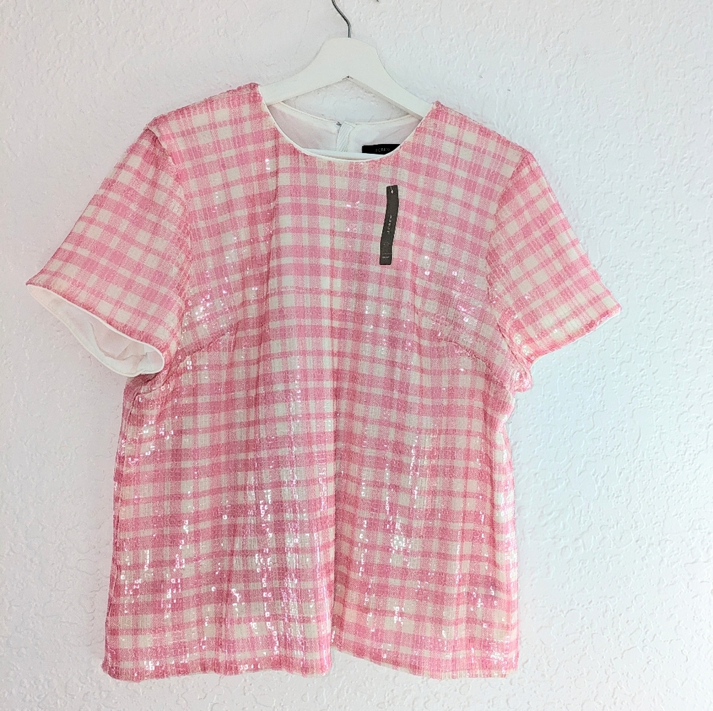 J.Crew Sequin Top- Large - Picture 4 of 6